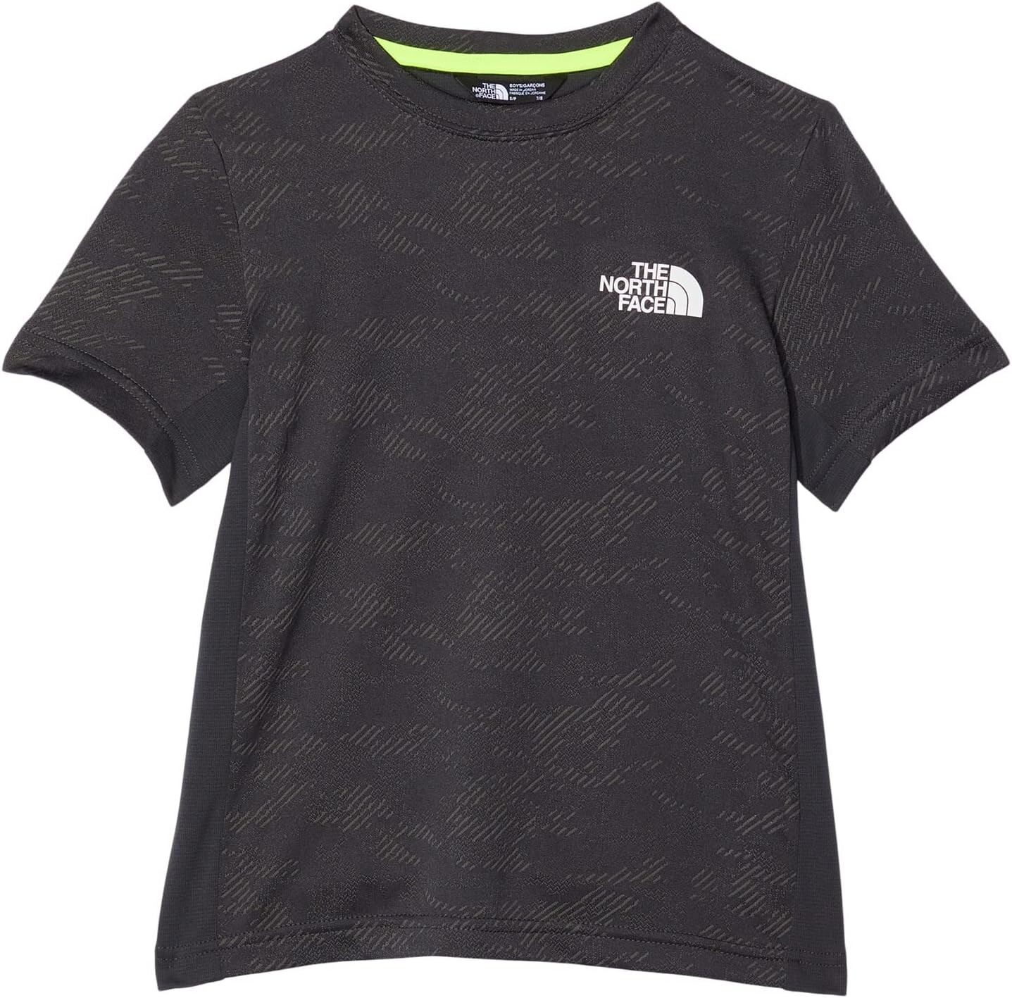 

Футболка The North Face Mountain Athletics Short Sleeve Tee, цвет Asphalt Grey/Asphalt Grey Light Heather Camo Jacquard