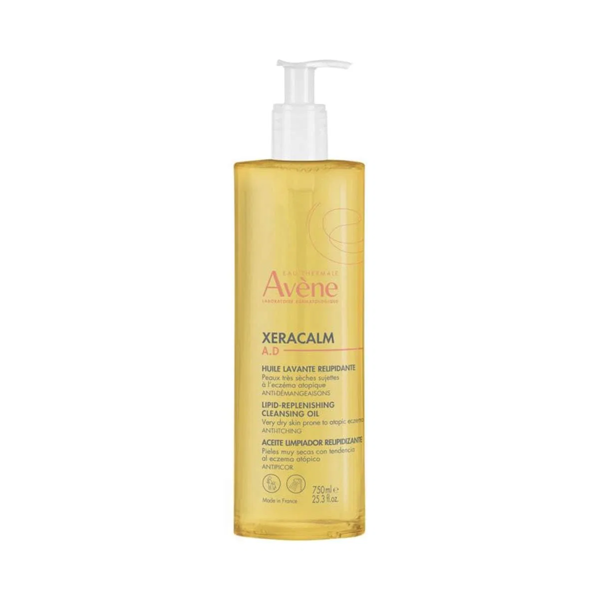 Масло для лица Avene — Масло очищающее «XeraCalm A.D Huile Lavante Relipidante» от Eau Thermale Avène