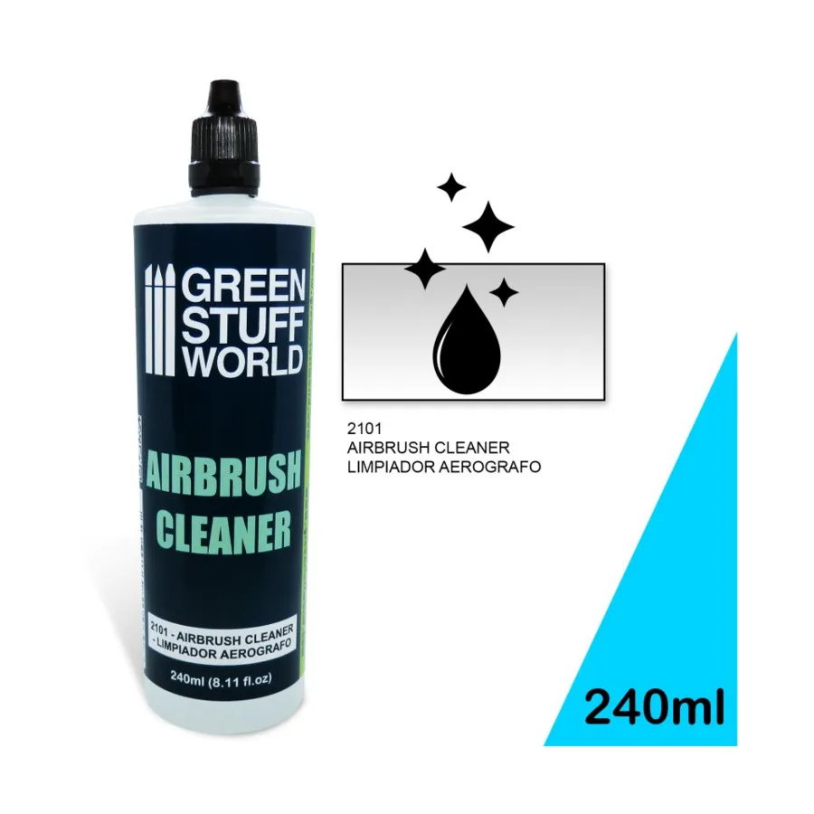 

Очиститель аэрографа (240 мл), Accessories - Airbrushing (Green Stuff World)