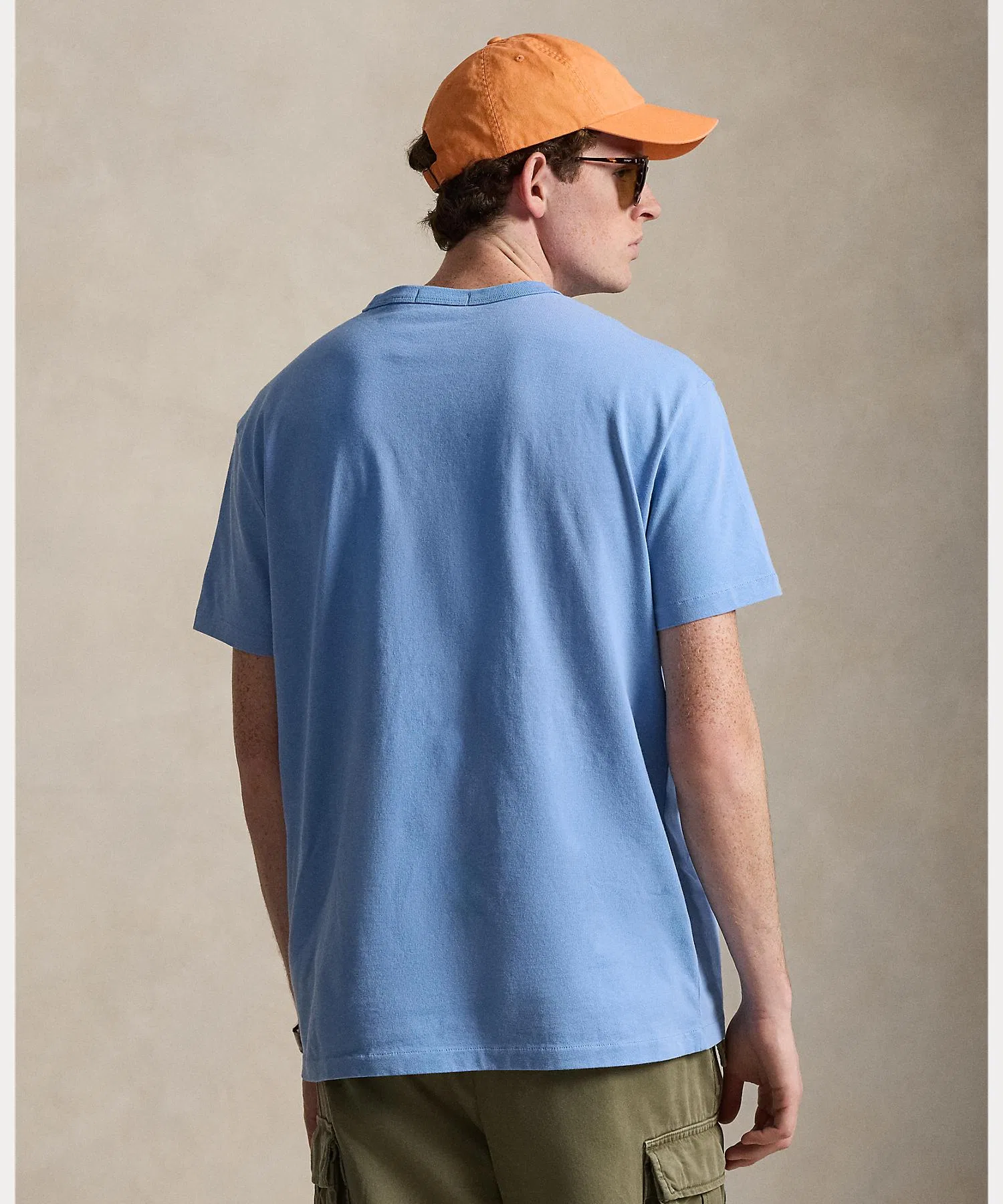 Мужская футболка Polo Ralph Lauren Classic Fit Jersey Crew Neck — фото 4