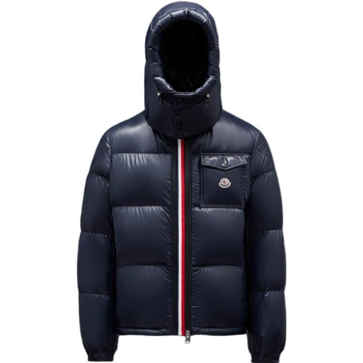 

Пуховик мужской темно-синий Moncler