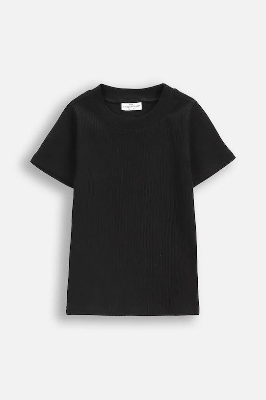 

Детская хлопковая футболка Coccodrillo, черный