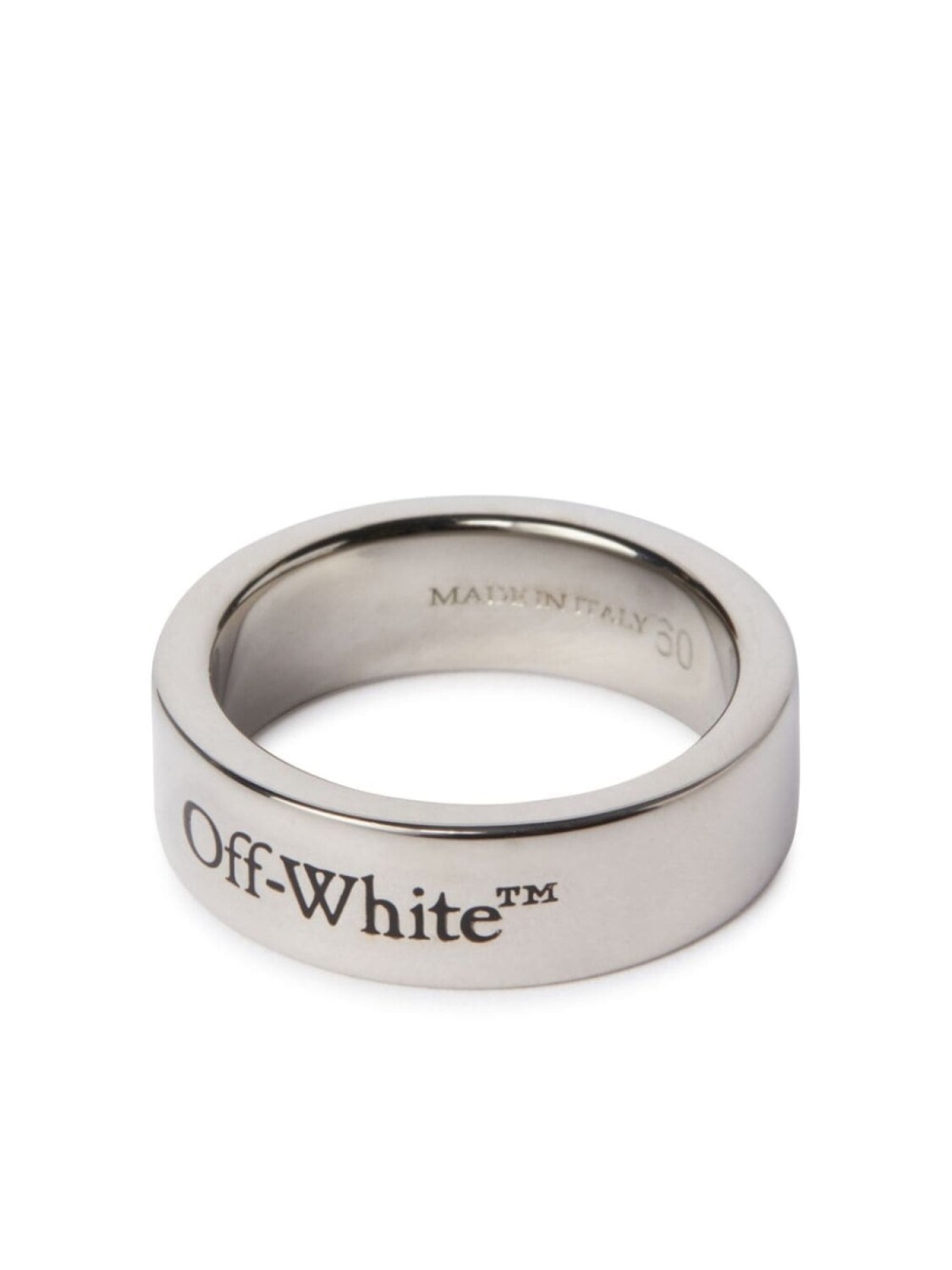

Кольцо с логотипом Off-White, серебряный
