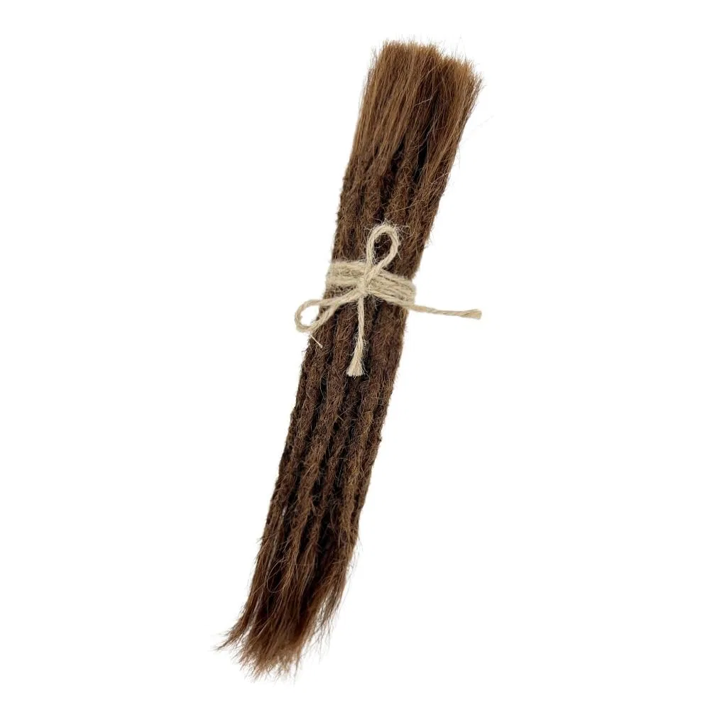 Набор из 10 дредлоков из натуральных волос 25-30 см Generisch, 6/C Spicy Cinnamon (4-5 Mm/Micro)