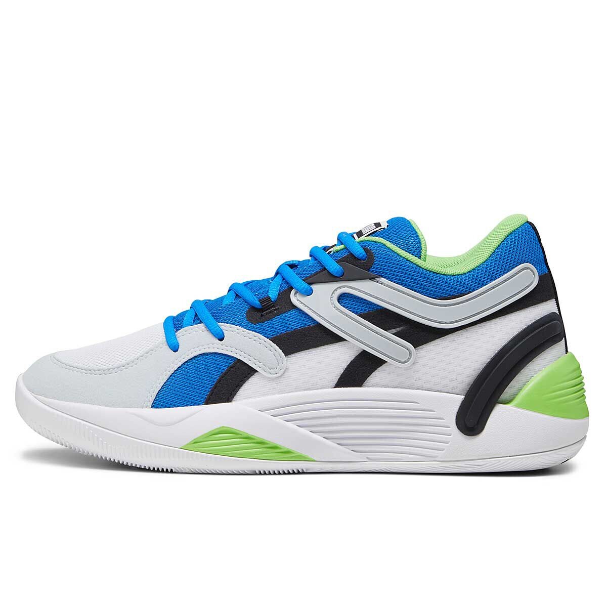 

Кроссовки Puma TRC Blaze Court Basketball, белый/черный/синий/зеленый