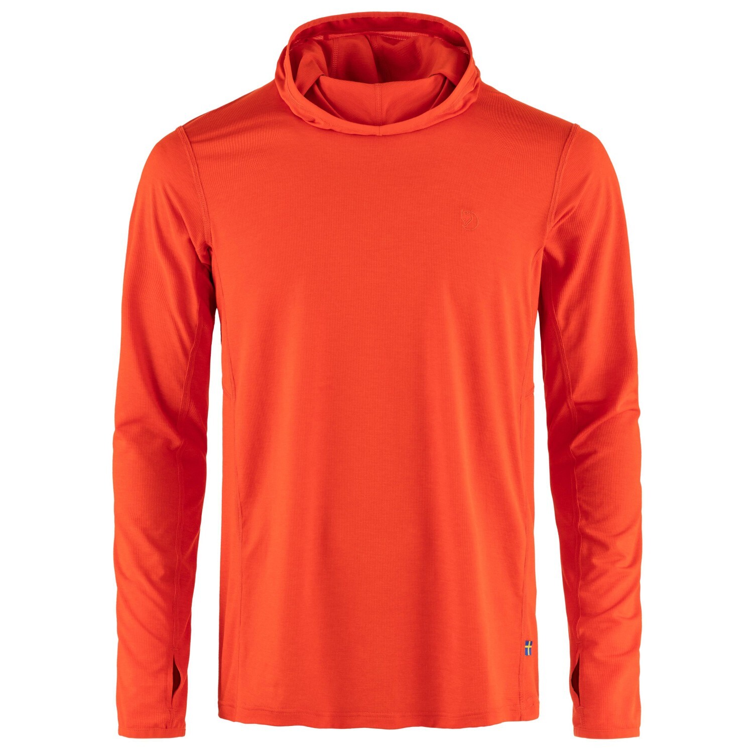 

Функциональная рубашка Fjällräven Abisko Sun Hoodie, цвет Flame Orange