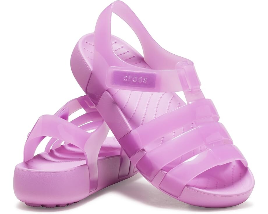 

Сандалии Crocs Kids Isabella Glitter Sandal, цвет Bubble