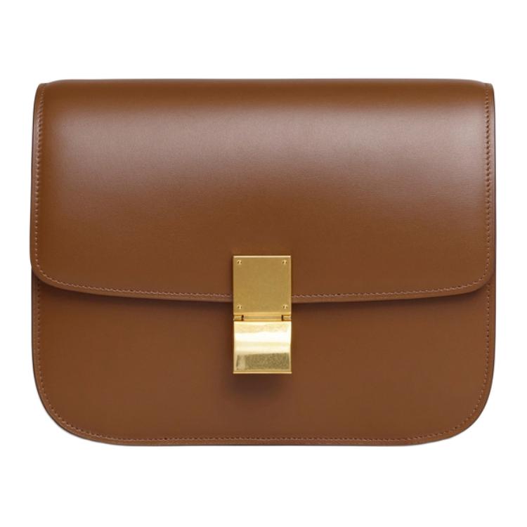 

Классический Bo Polished Cow Leather сумка-тофу куб, кроссбоди, женская наплечная сумка candy/caramel CELINE