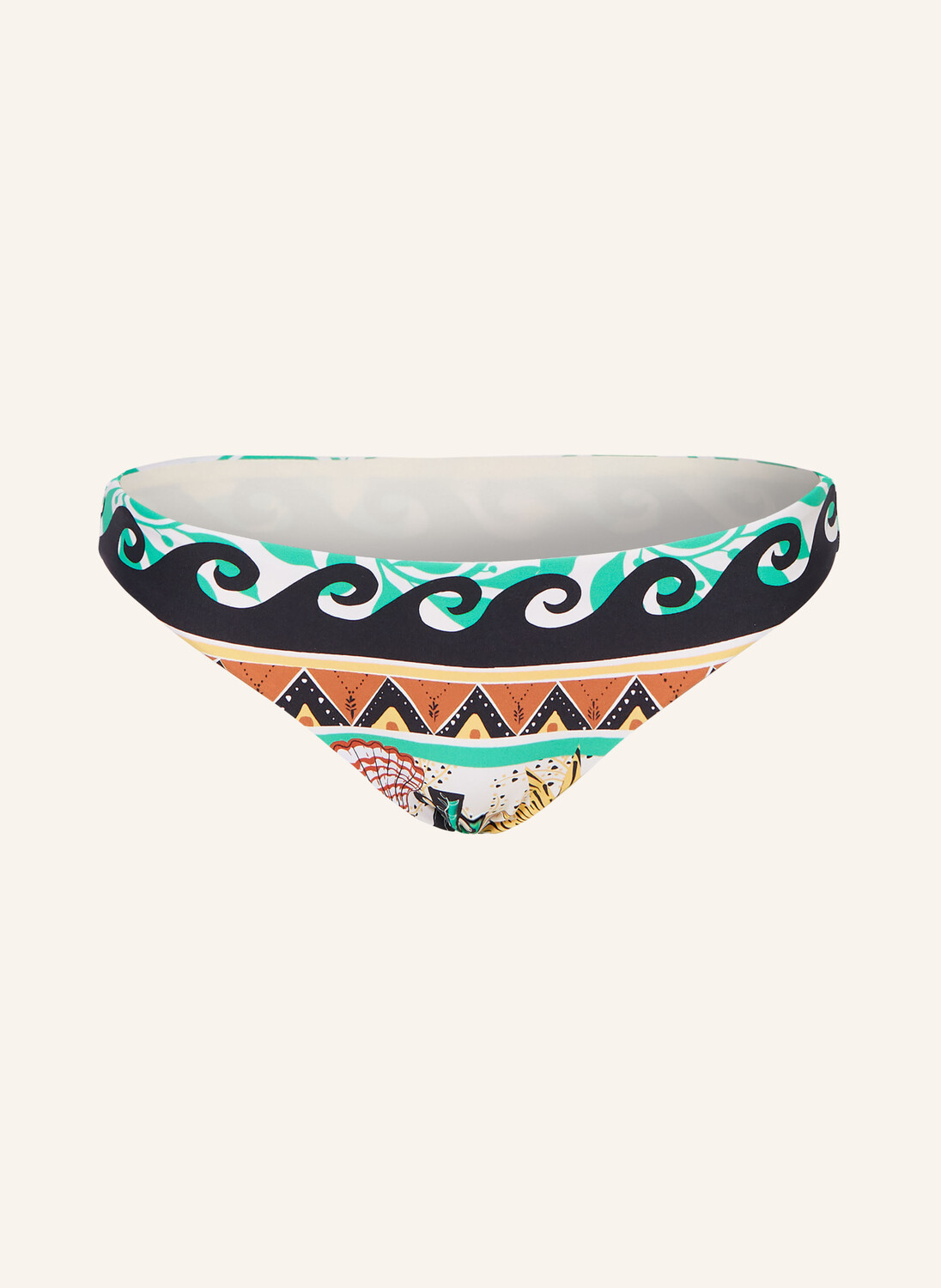 

Базовые плавки бикини atlantis SEAFOLLY, цвет ECRU/SCHWARZ/GRÜN