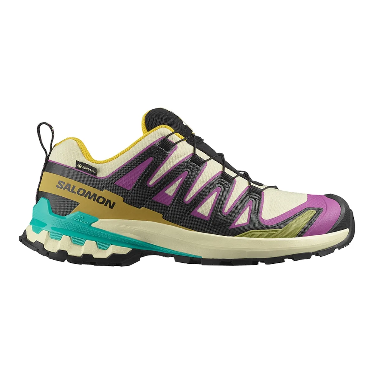 Женские трейловые кроссовки для бега XA PRO 3D V9 GTX W SALOMON Salomon, желтый/черный