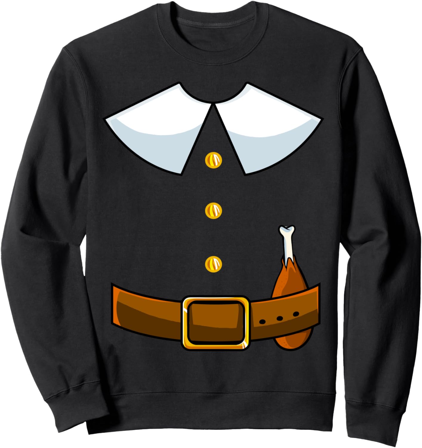 

Толстовка с воротником в стиле пилигрима на День благодарения (День индейки), черная That Cool Costume Merch Store, Черный, Толстовка с воротником в стиле пилигрима на День благодарения (День индейки), черная That Cool Costume Merch Store