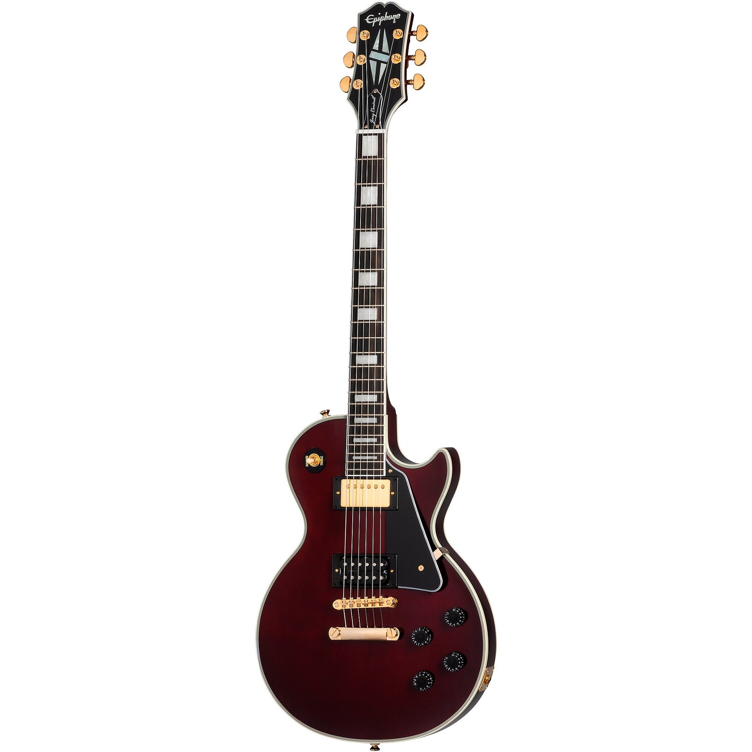 

Epiphone Jerry Cantrell "Wino" Les Paul Custom Электрогитара винно-красного цвета