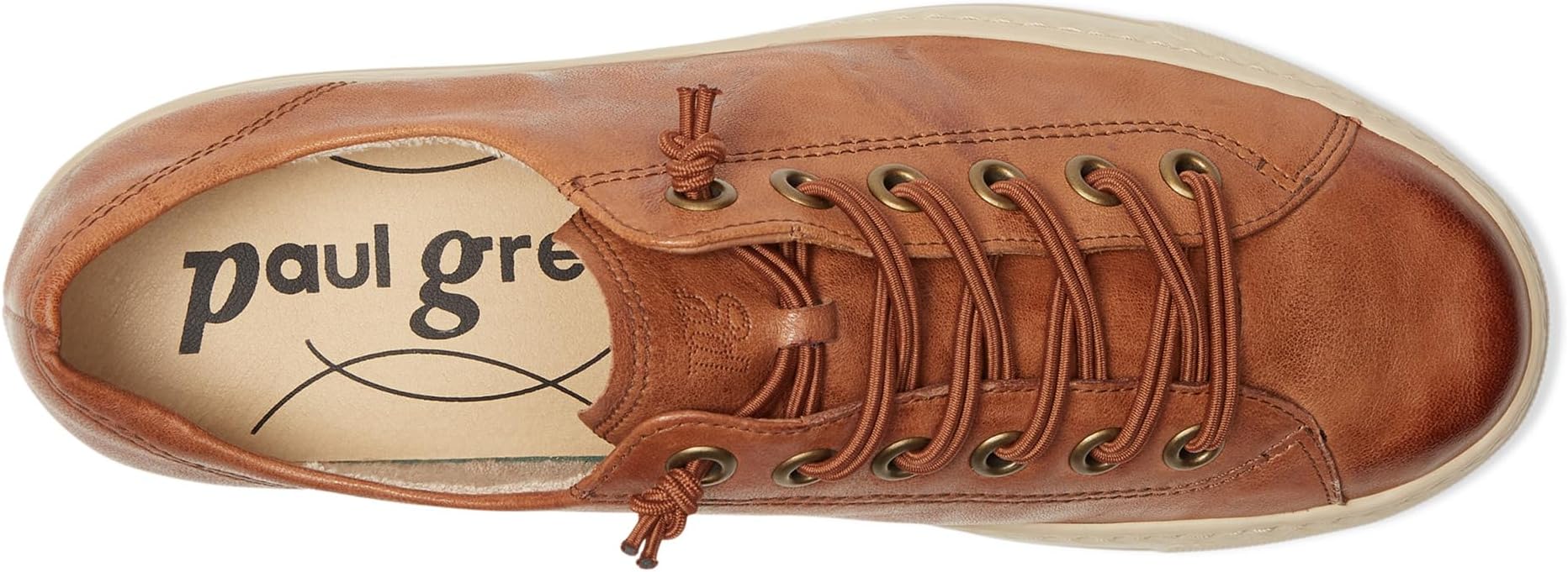 Кроссовки Paul Green Women's Hadley Sneakers, Cognac Sportnappa — фото 2