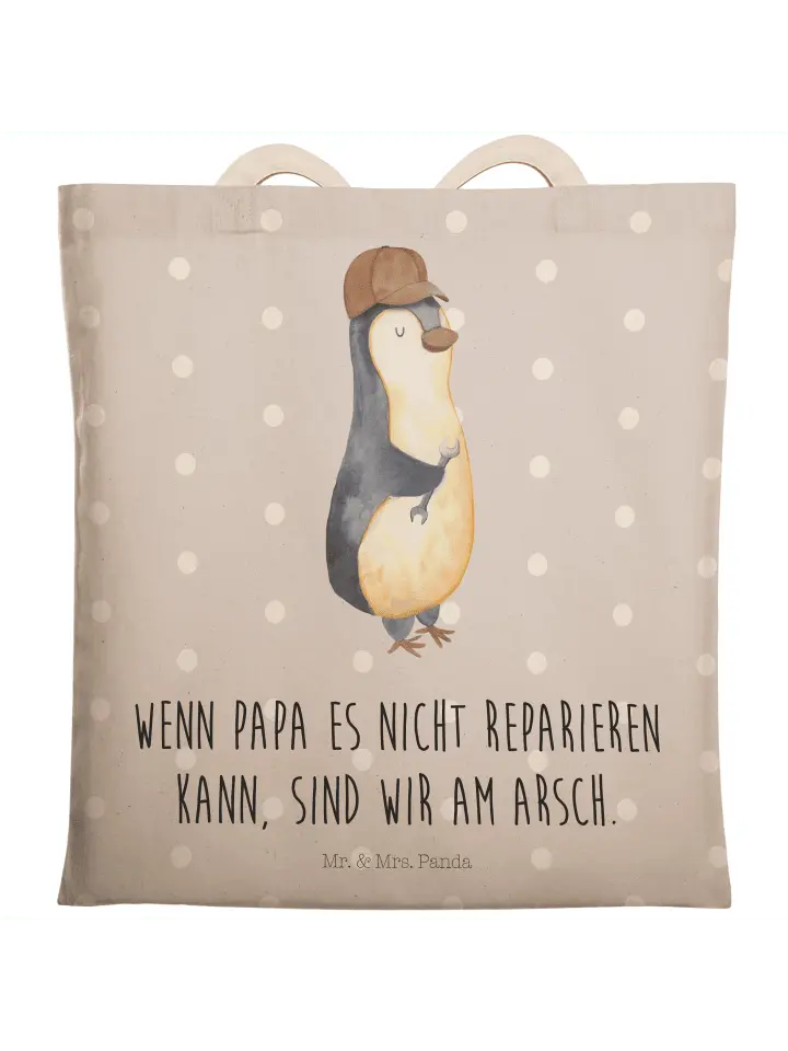 

Шоппер Mr. & Mrs. Panda, серый пастельный