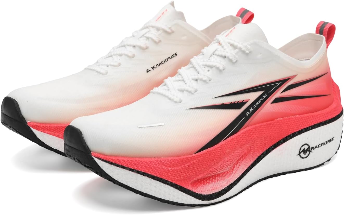 

Легкие кроссовки THIRTIMK для мужчин, модные кеды для тренировок и спорта (на один размер меньше), белый/розовый