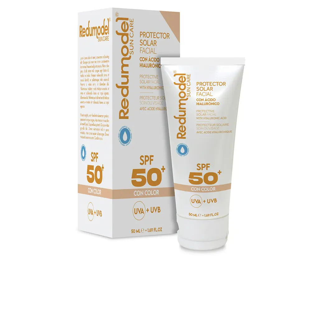 

Солнцезащитный крем Sun Care Protector Solar Facial Con Color Spf50+ Redumodel, 50 мл