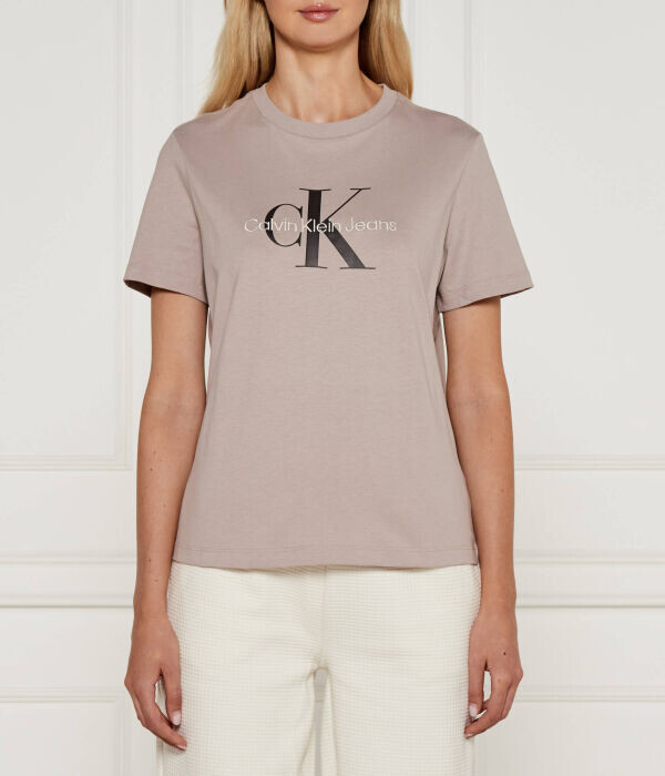 

Футболка Regular Fit Calvin Klein Jeans, бежевый