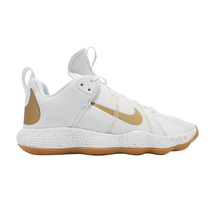 

Кроссовки React HyperSet SE 'White Metallic Gold' Sample, белый