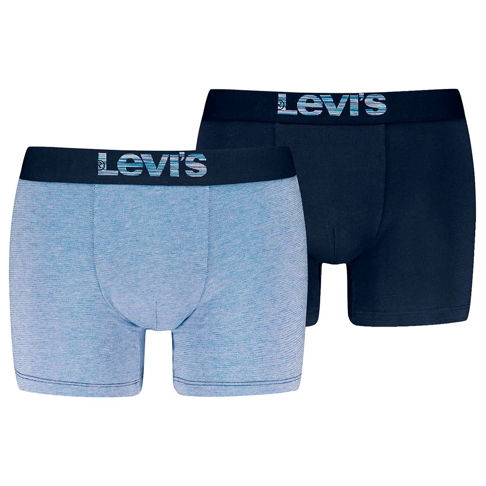 

Боксеры 2 шт Levi's Optical Illusion boxers 2 units, синий