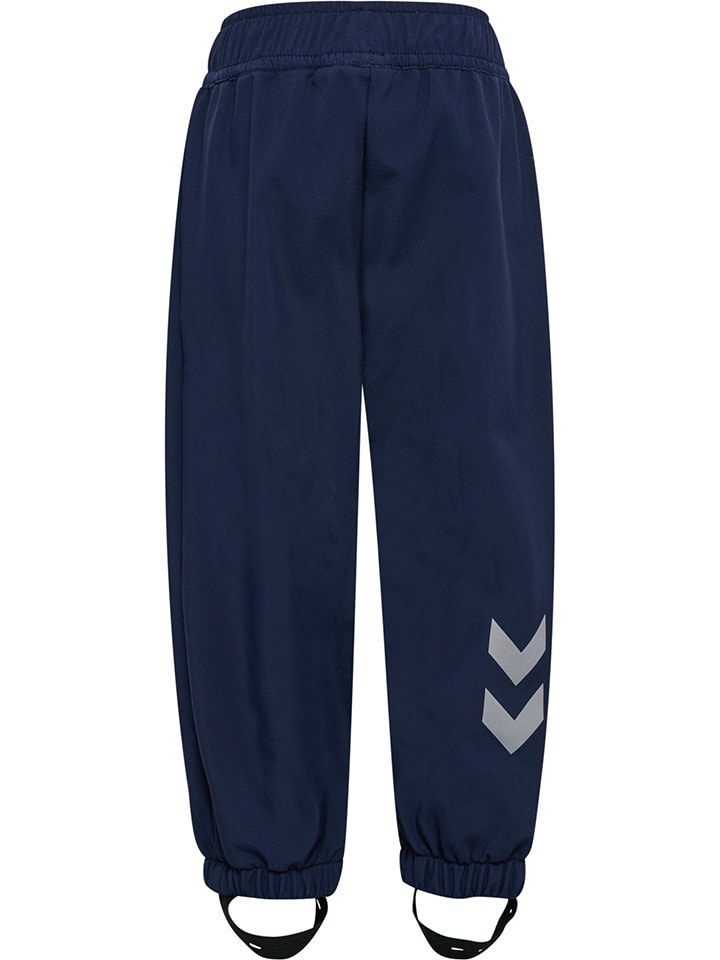 Hummel Брюки из софтшелла "Jupitor" темно-синего цвета — фото 3