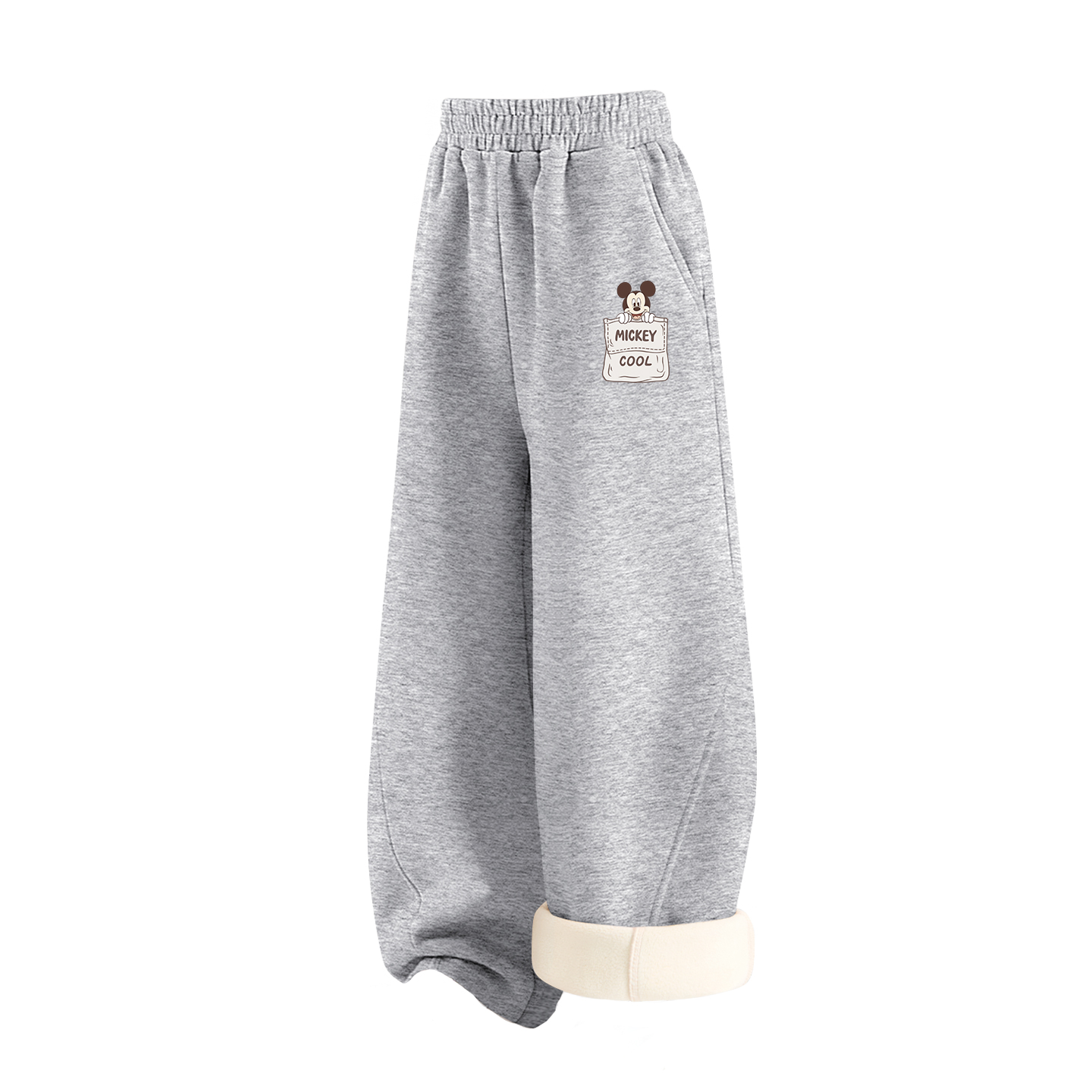

Детские вязаные спортивные штаны Disney, серый
