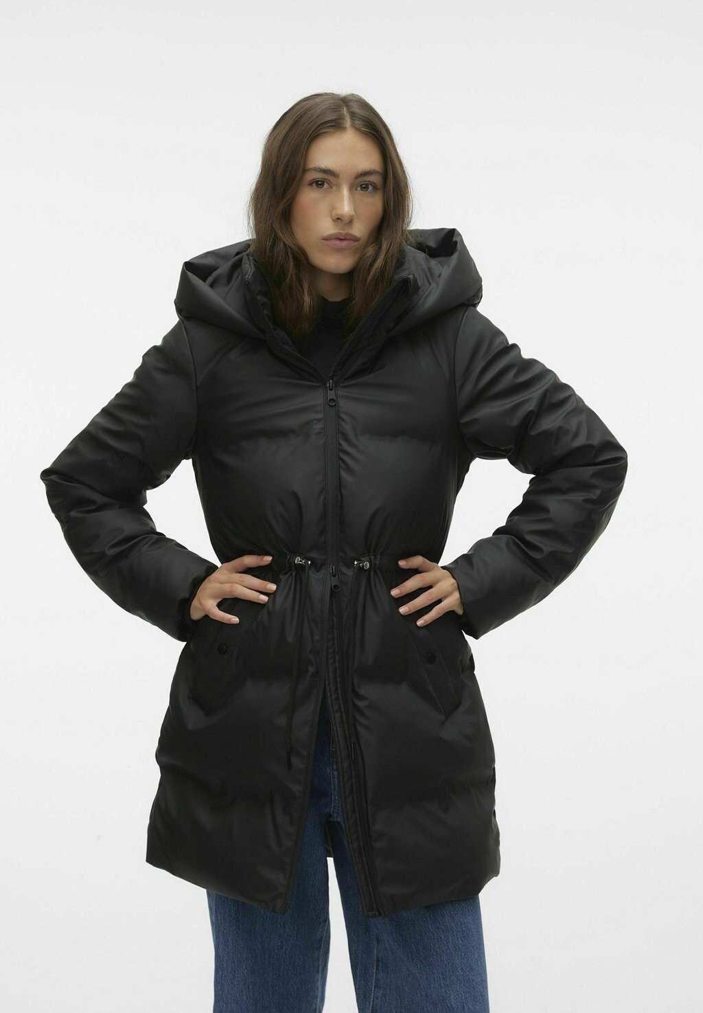 

Зимнее пальто Noe Vero Moda, черный