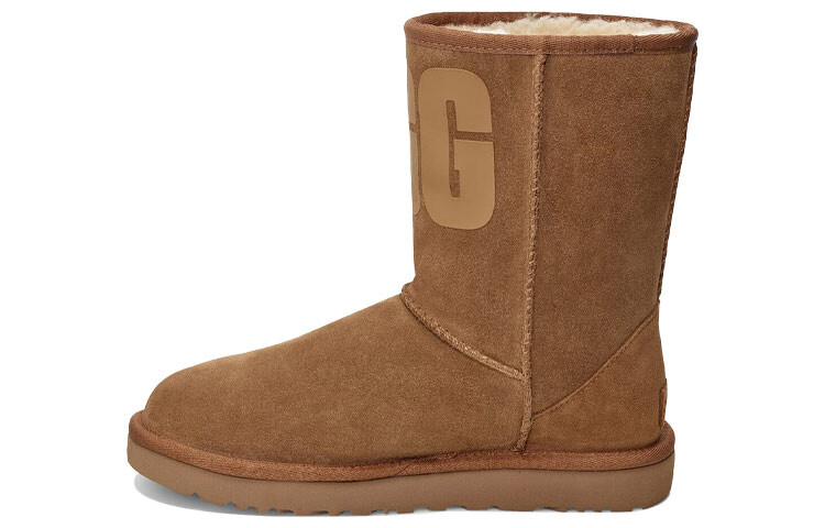 Ботинки зимние женские UGG Classic Short, коричневый