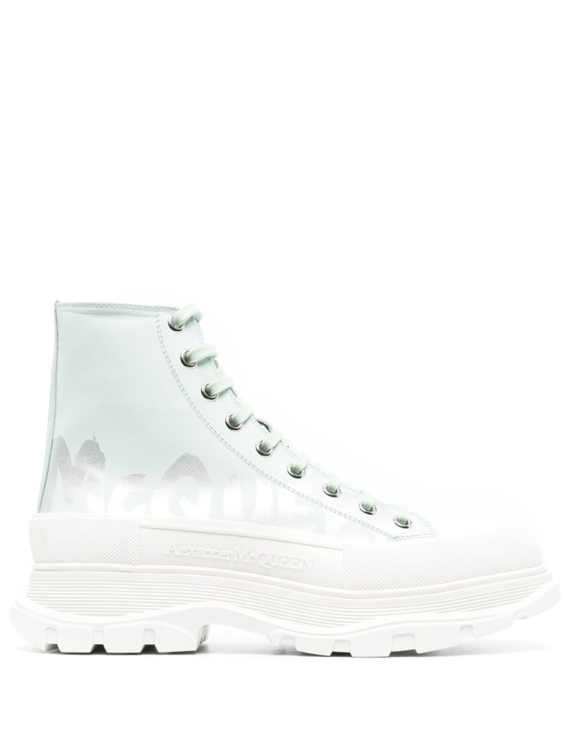 

Кеды Alexander McQueen Tread Slick, светло-зеленый/белый