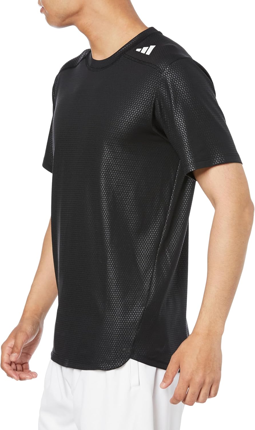 Мужская футболка с коротким рукавом Adidas DJN83, D4T Strength, футболка для тренировок с коротким рукавом, черный — фото 4