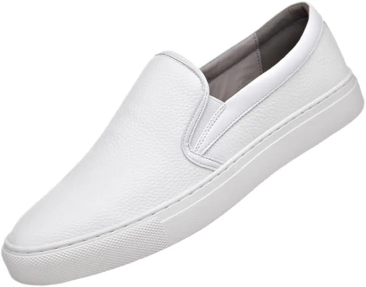Лоферы кожаные мужские White UOPYNE