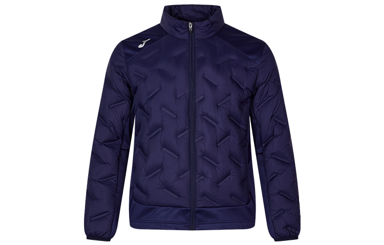 

Joma Мужская пуховая куртка с воротником-стойкой, однотонная, черная