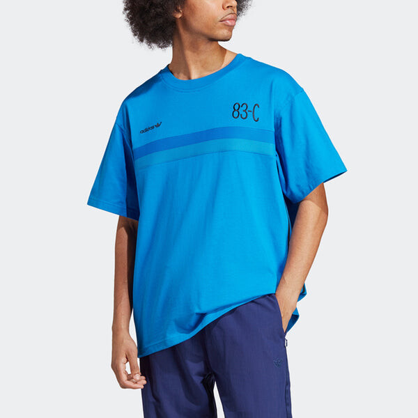 Футболка оригиналы 83 c tee Adidas, синий — фото 2