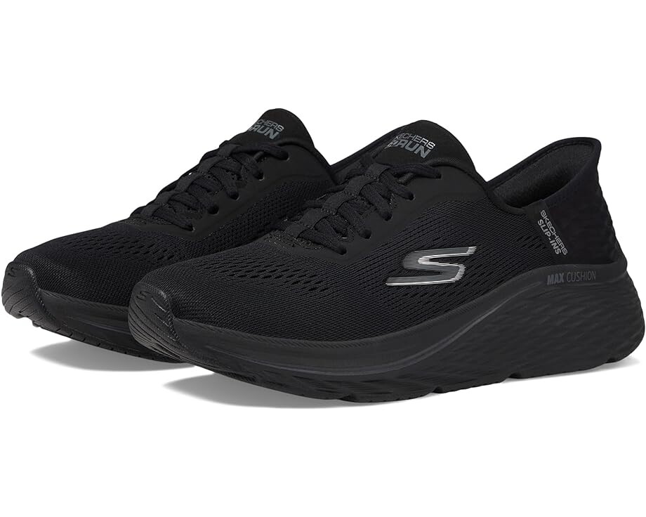 Кроссовки SKECHERS Max Cushioning Elite 2.0 Vanish Hands Free Slip-Ins, черный