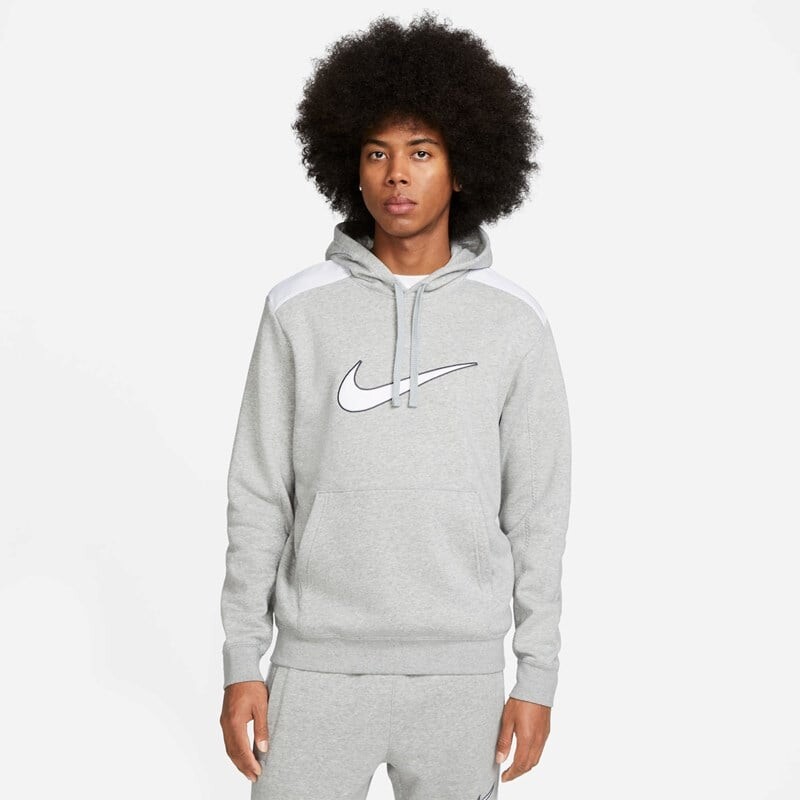 

Мужская толстовка Sportswear sp флисовая bb Nike, серый