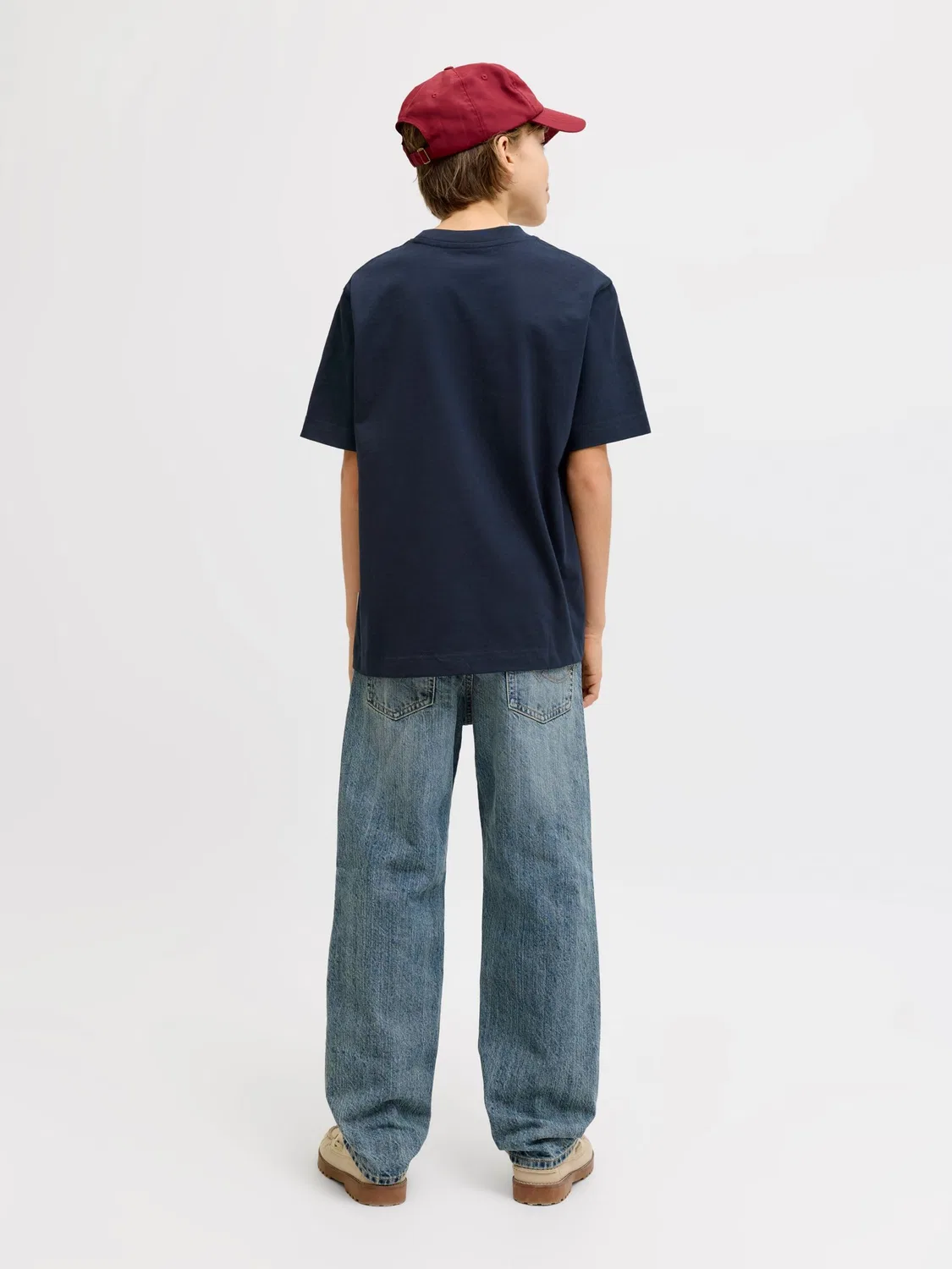 Футболка Jack & Jones Junior, Marine Blue — фото 3