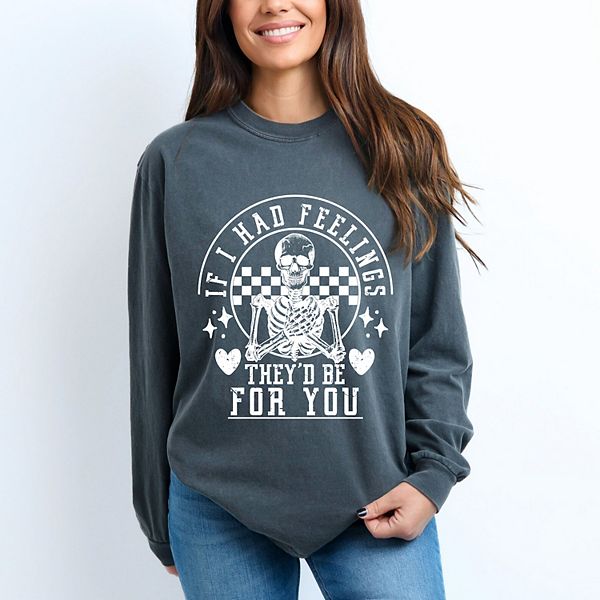 

Валентиновский скелетон garment dyed лонгслив Simply Sage Market, Pepper