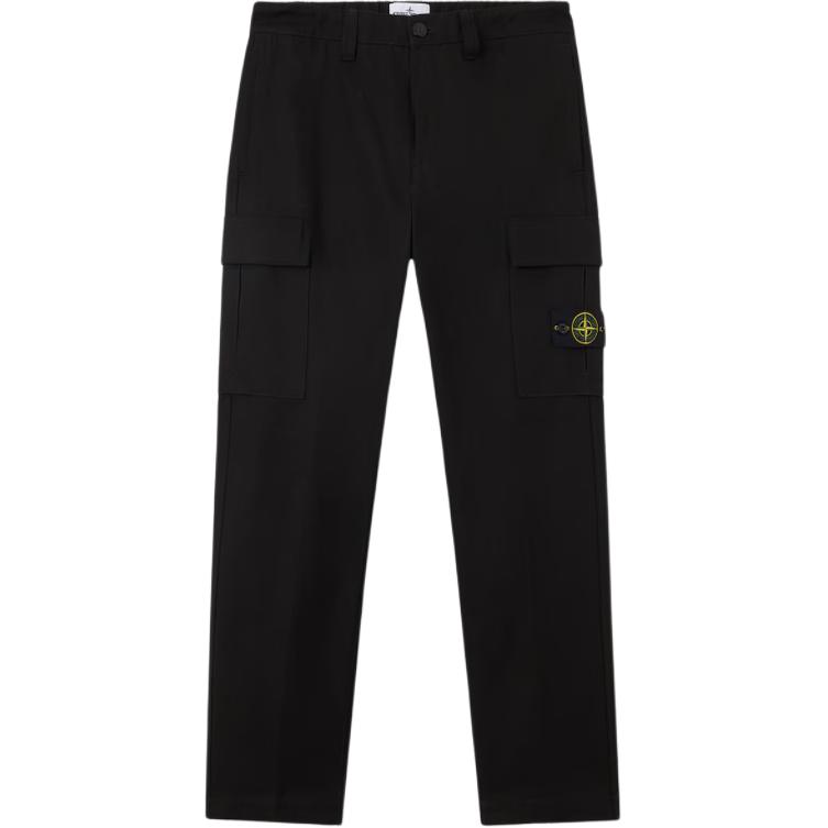 

Брюки с накладными карманами STONE ISLAND, черный