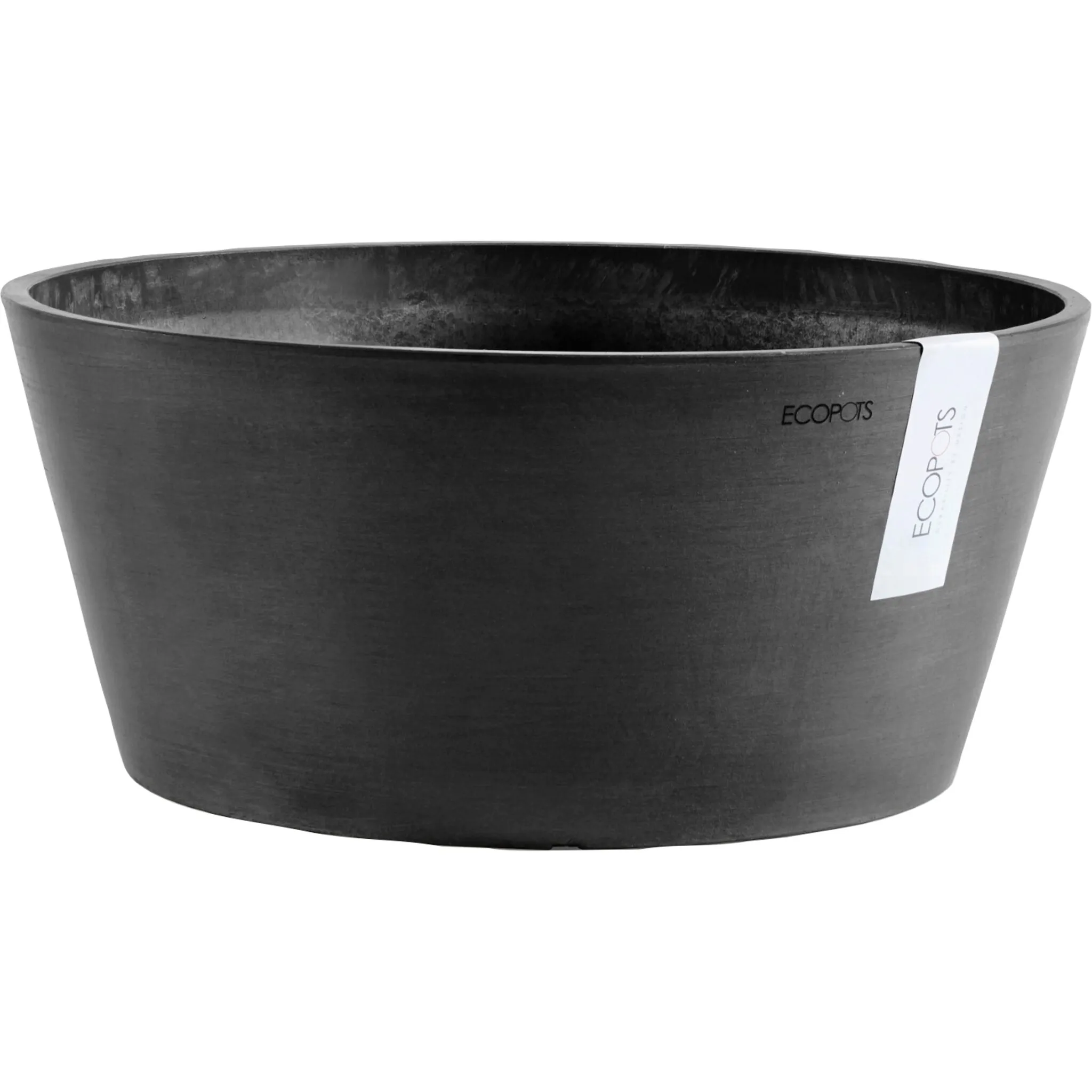 

Цветочный горшок ECOPOTS «FRANKFURT Dark Grey», ШxГxВ: 30,5x30,5x15 см, темно-серый