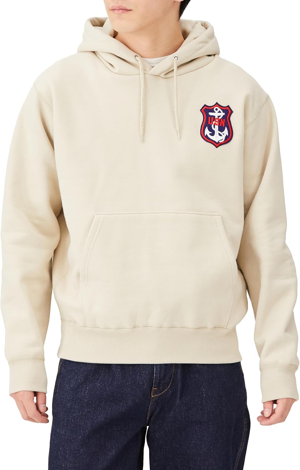 

Толстовка с капюшоном в стиле F, нашивка с гербом армии США, на флисовой подкладке, без застежки, цвет серый (stone), размер M F-Style