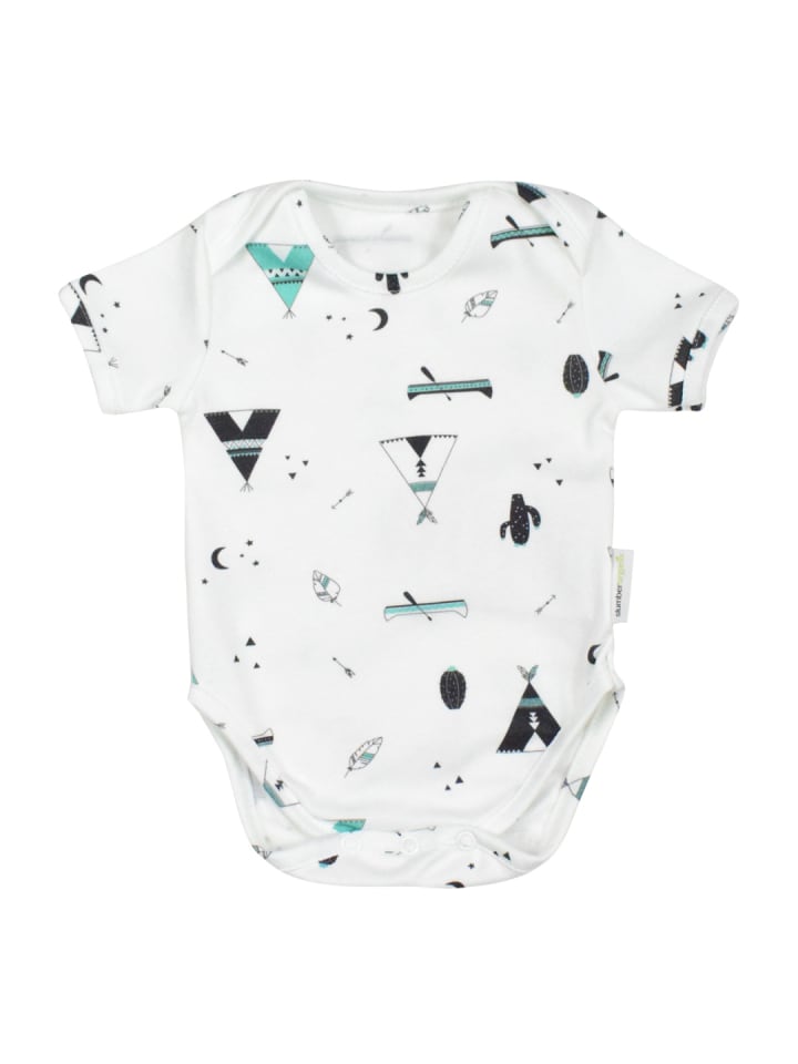 

SlumberOrganix Детский боди с короткими рукавами из органического хлопка, зеленого цвета