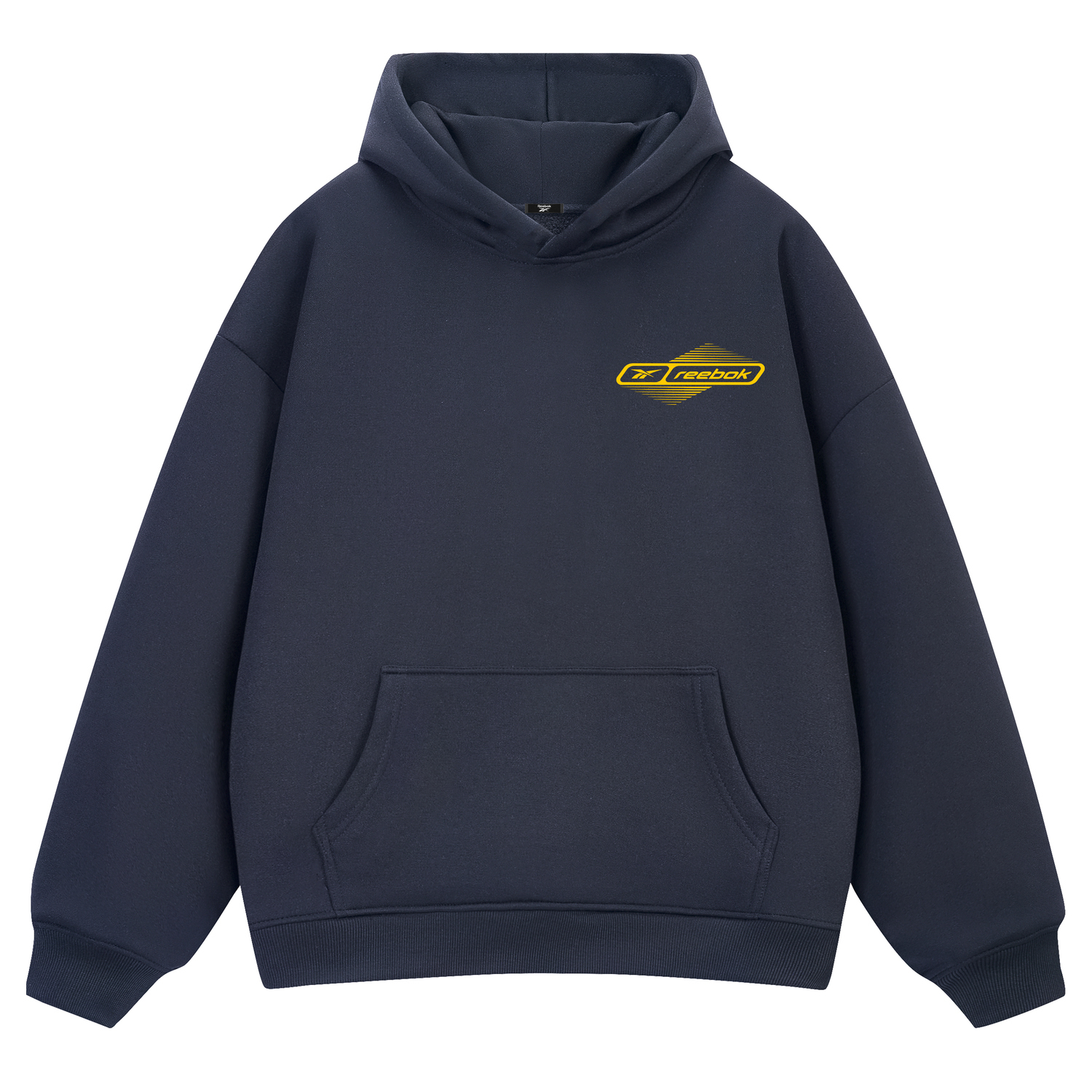 

Толстовки Unisex Hooded Moderate Reebok, темно-синий (желтый)[heavyweight thickened and fleece-lined]