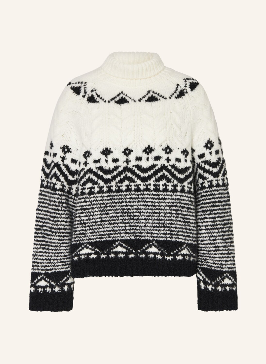 

Свитер с высоким воротником Grace, черный