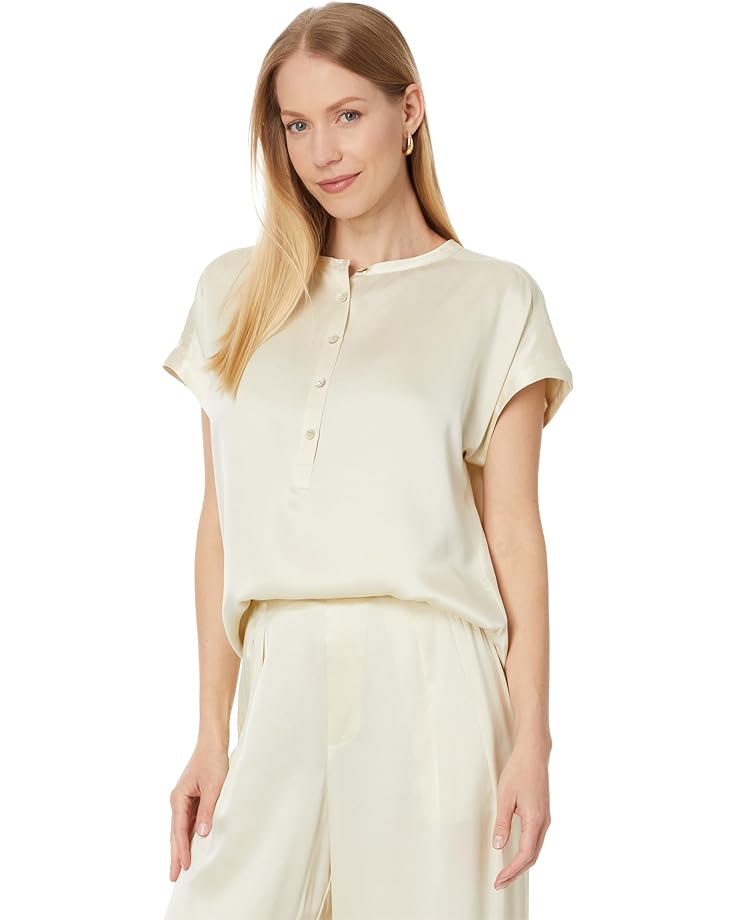 

Топ Faherty Sandwashed Silk Desmond, цвет Pearled Ivory