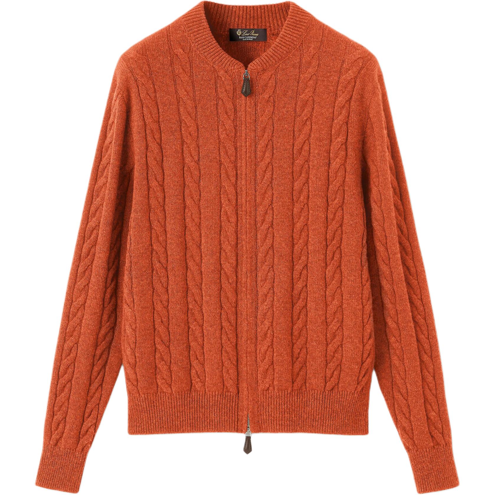 

SS26 Кашемировый свитер Women's Loro Piana, carrot кремовый