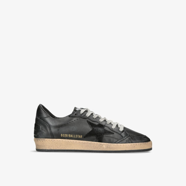 

Кожаные низкие кеды Ball Star Golden Goose, черный