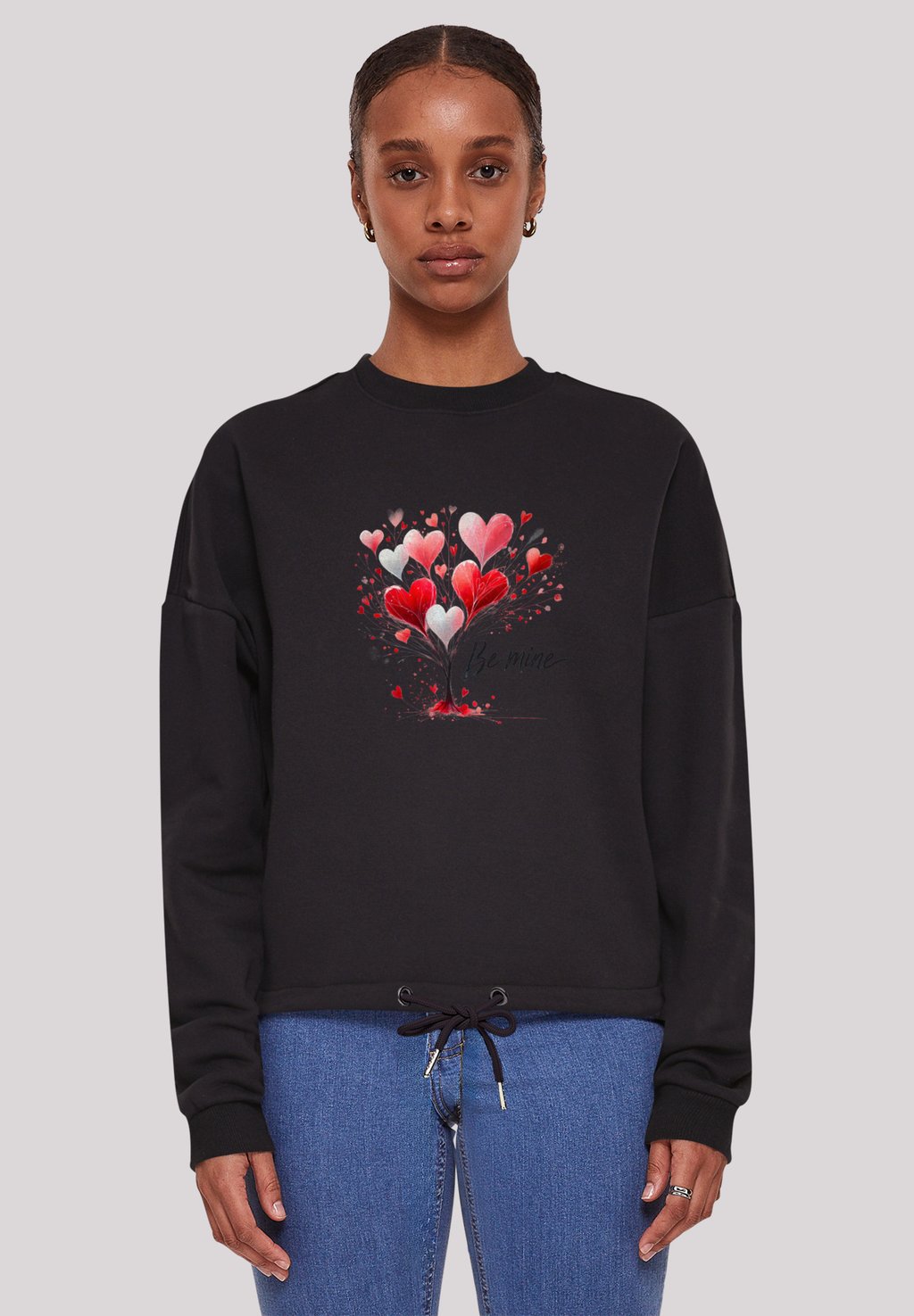 

Толстовка HERZBAUM BE MINE! F4NT4STIC, черный