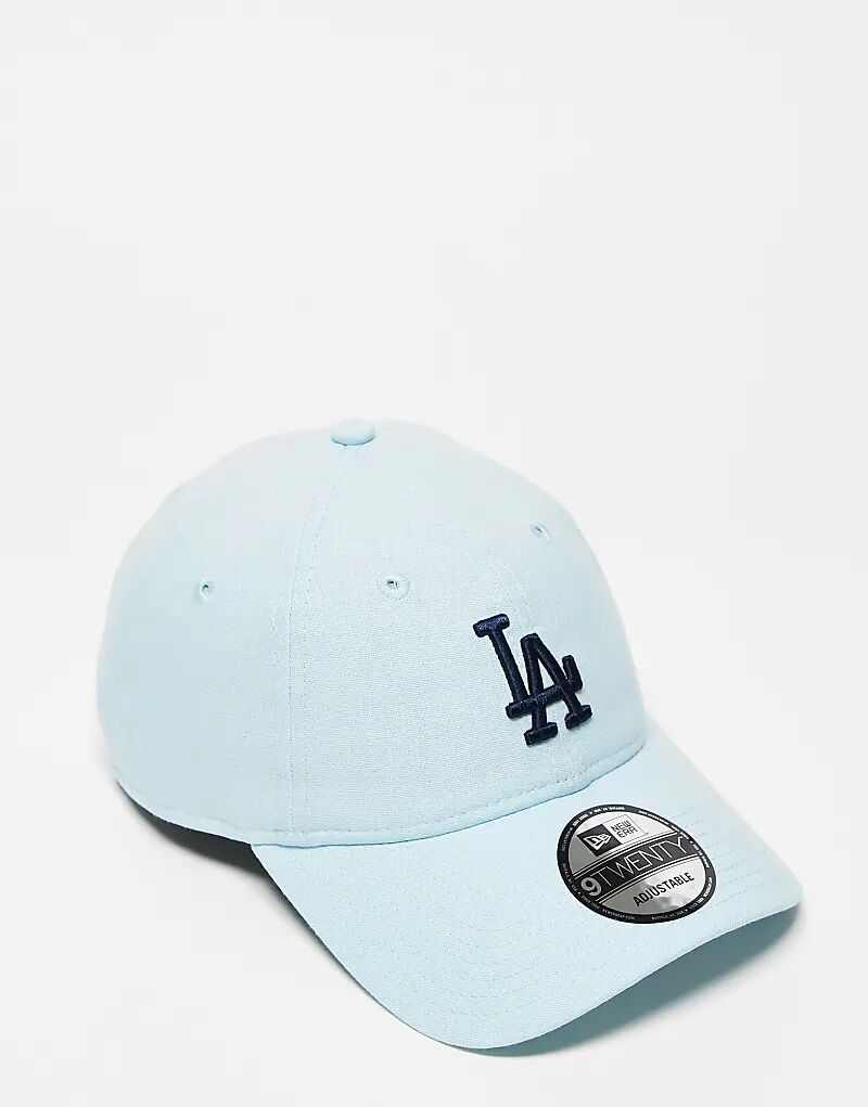 

Кепка льняная New Era LA Dodgers 9twenty синего цвета