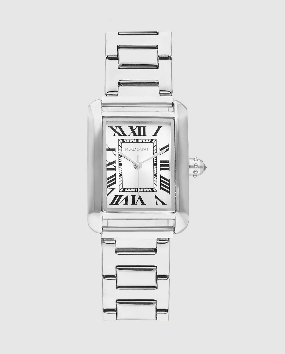 

Мужские часы Jacob RA654201 из стали с серебряным ремешком Radiant, серебряный