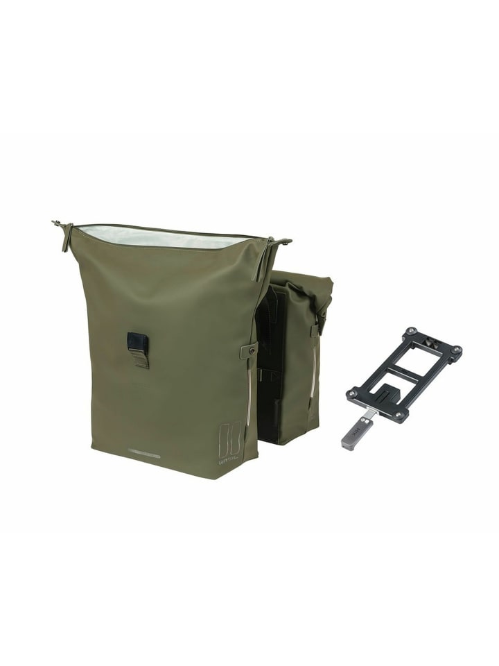 

BASIL Велосипедная сумка SoHo Northern Lights MIK с двойной боковой сумкой, цвет мохово-зеленый