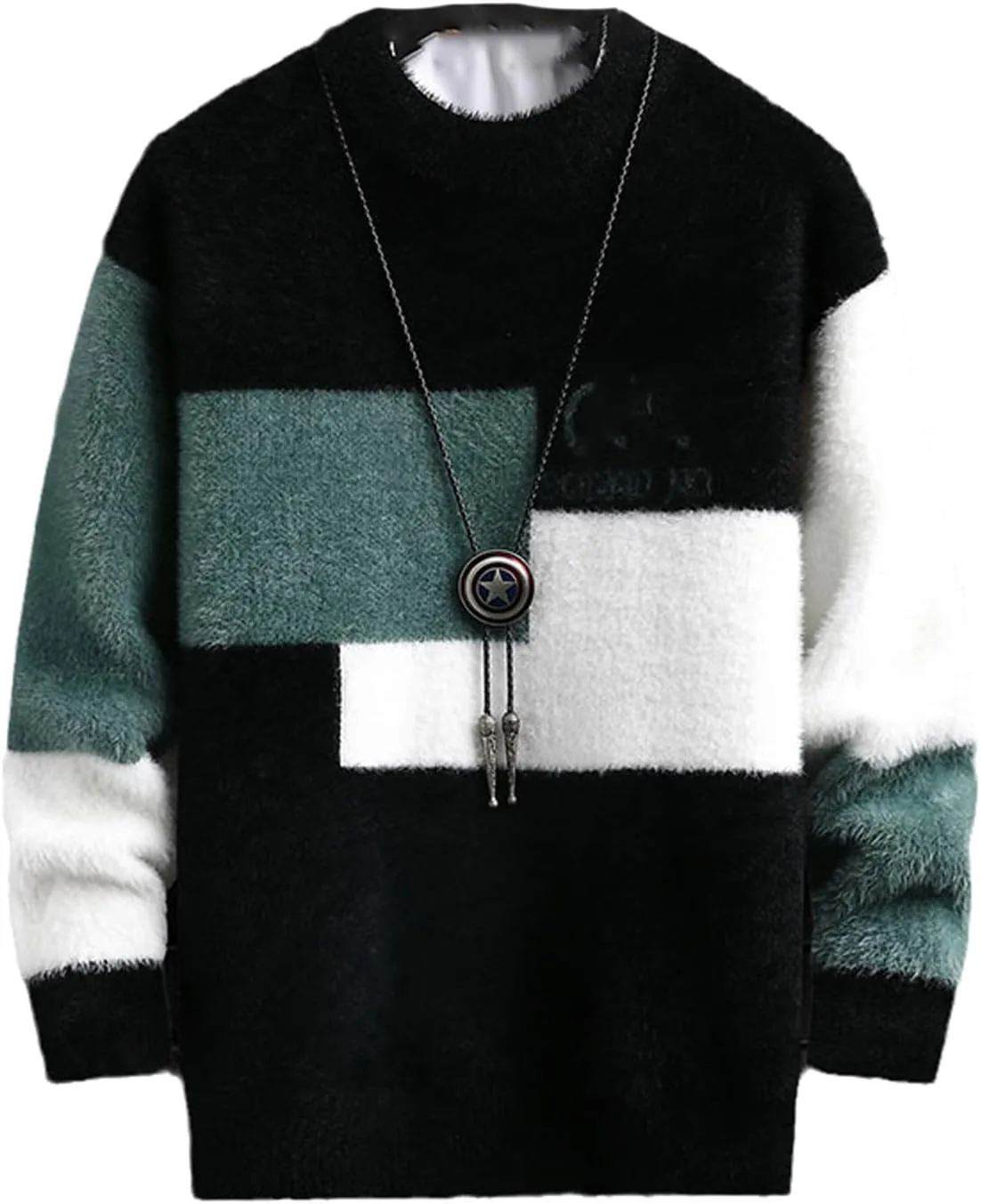 

Свитер-пуловер Korean Clothing мужской осенний MQMYJSP